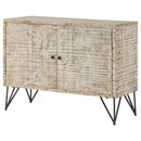  Coaster Furniture Eileen 959652 2-door Wood Storage Accent Cabinet - White Washed IMAGE 5