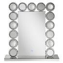  Coaster Furniture Aghes 961624 Vanity Mirror with Lighting - Silver IMAGE 3