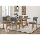  Coaster Furniture Sharon 104172 Fabric Upholstered Dining Side Chair - Brown IMAGE 2