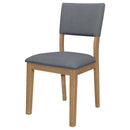  Coaster Furniture Sharon 104172 Fabric Upholstered Dining Side Chair - Brown IMAGE 4