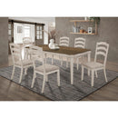  Coaster Furniture Ronnie 108052 Wood Dining Side Chair - Rustic Cream IMAGE 2