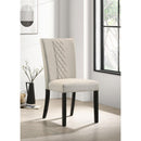  Coaster Furniture Malia 122342 Fabric Upholstered Dining Side Chair - Beige IMAGE 2