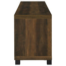  Coaster Furniture Sachin 736293-SET 3-piece Entertainment Center with 79" TV Stand - Dark Pine IMAGE 13