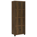  Coaster Furniture Sachin 736293-SET 3-piece Entertainment Center with 79" TV Stand - Dark Pine IMAGE 6