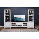  Coaster Furniture Angela 708253-SET 3-piece Entertainment Center with 67" TV Stand - Brown/White IMAGE 8