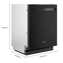 Whirlpool 24-inch Built-in Dishwasher with 3rd Rack WDT550SAPB IMAGE 10