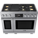  Dacor 48-inch Freestanding Dual Fuel Range with SimmerSear™ DOP48T963DS/DA IMAGE 3