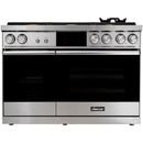  Dacor 48-inch Freestanding Dual Fuel Range with LCD touchscreen DOP48C86DLS/DA IMAGE 1
