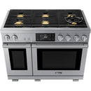  Dacor 48-inch Freestanding Gad Range with 7" LCD Control Panel DOP48T960GS/DA IMAGE 3