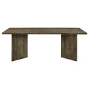  Coaster Furniture Tyler 130511 80-inch Solid Wood Dining Table - Mango Brown IMAGE 2