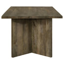  Coaster Furniture Tyler 130511 80-inch Solid Wood Dining Table - Mango Brown IMAGE 4
