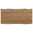  Coaster Furniture Bradshaw 115541 80-inch Live Edge Wood Dining Table - Natural Acacia IMAGE 4