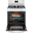  Frigidaire 30-inch Freestanding Gas Range with 5 Burners FCRG3052BW IMAGE 2
