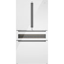  Bosch 36-inch, 20.5 cu.ft. Counter Depth French 4-Door Refrigerator with FlexBar™ B36CL81ENW IMAGE 1