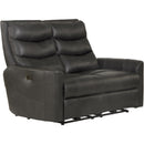  Catnapper Bosa 64592 Power Reclining Loveseat - Charcoal IMAGE 1