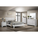  Crown Mark Evan B4710-F Full Bed - White IMAGE 2