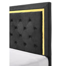  Crown Mark Pepe B9290-Q Queen Bed - Black IMAGE 4