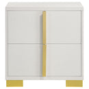  Coaster Furniture Marceline 222932 2-Drawer Nightstand - White IMAGE 5