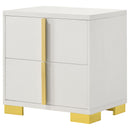  Coaster Furniture Marceline 222932 2-Drawer Nightstand - White IMAGE 6