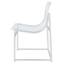  Coaster Furniture Adino 121182 Acrylic Dining Side Chair - Chrome IMAGE 6