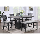  Crown Mark Buford 2773LG-T-4272 Counter Height Dining Table - Light Grey IMAGE 2