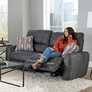  Catnapper Dorian 63072 Power Reclining Loveseat - Charcoal IMAGE 1