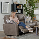  Catnapper Dorian 63072 Power Reclining Loveseat - Pebble IMAGE 1