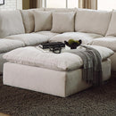  Jackson Furniture Harper 134528 Cocktail Ottoman - Oyster IMAGE 1