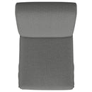  Coaster Furniture Shawna 100749 Upholstered Skirted Side Chair - Light Grey IMAGE 9