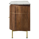  Coaster Furniture Ortega 105145 4-door Marble Top Sideboard Buffet Cabinet - Natural IMAGE 7