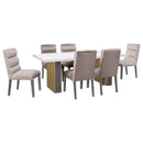  Coaster Furniture Carla 106684 Velvet Upholstered Dining Side Chair - Ash IMAGE 11