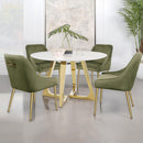  Coaster Furniture Mayette 107572 Upholstered Dining Side Chair - Olive IMAGE 10