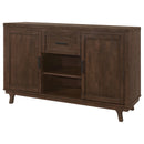  Coaster Furniture Reynolds 107595 2-door Sideboard Buffet Storage Cabinet - Brown Oak IMAGE 5