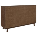  Coaster Furniture Reynolds 107595 2-door Sideboard Buffet Storage Cabinet - Brown Oak IMAGE 7