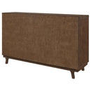  Coaster Furniture Reynolds 107595 2-door Sideboard Buffet Storage Cabinet - Brown Oak IMAGE 9