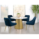  Coaster Furniture Ambrose 107600 Round 50-inch Marble Top Dining Table - Brushed Gold IMAGE 11