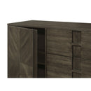  Coaster Furniture Kelly 107965 3-Drawer Storage Dining Sideboard Buffet - Dark Grey IMAGE 8