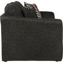  Jackson Furniture Varner 205203 Sofa - Ebony IMAGE 4