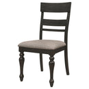  Coaster Furniture Bridget 108222 Wood Dining Side Chair - Charcoal IMAGE 4