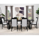  Coaster Furniture Brookmead 108232 Wood Dining Side Chair - Ivory and Black IMAGE 10