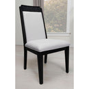  Coaster Furniture Brookmead 108232 Wood Dining Side Chair - Ivory and Black IMAGE 2