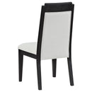  Coaster Furniture Brookmead 108232 Wood Dining Side Chair - Ivory and Black IMAGE 6
