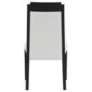  Coaster Furniture Brookmead 108232 Wood Dining Side Chair - Ivory and Black IMAGE 7