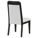  Coaster Furniture Brookmead 108232 Wood Dining Side Chair - Ivory and Black IMAGE 8
