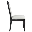  Coaster Furniture Brookmead 108232 Wood Dining Side Chair - Ivory and Black IMAGE 9