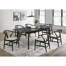  Coaster Furniture Crestmont 108482 Wood Wishbone Dining Side Chair - Black IMAGE 9
