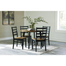  Signature Design by Ashley Blondon D413-225 Round Dining Room Table Set IMAGE 8