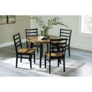  Signature Design by Ashley Blondon D413-225 Round Dining Room Table Set IMAGE 9