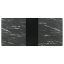  Coaster Furniture Crestmont 121251 78-inch Extension Dining Table - Black Faux Marble IMAGE 6