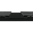  Coaster Furniture Crestmont 121251 78-inch Extension Dining Table - Black Faux Marble IMAGE 8